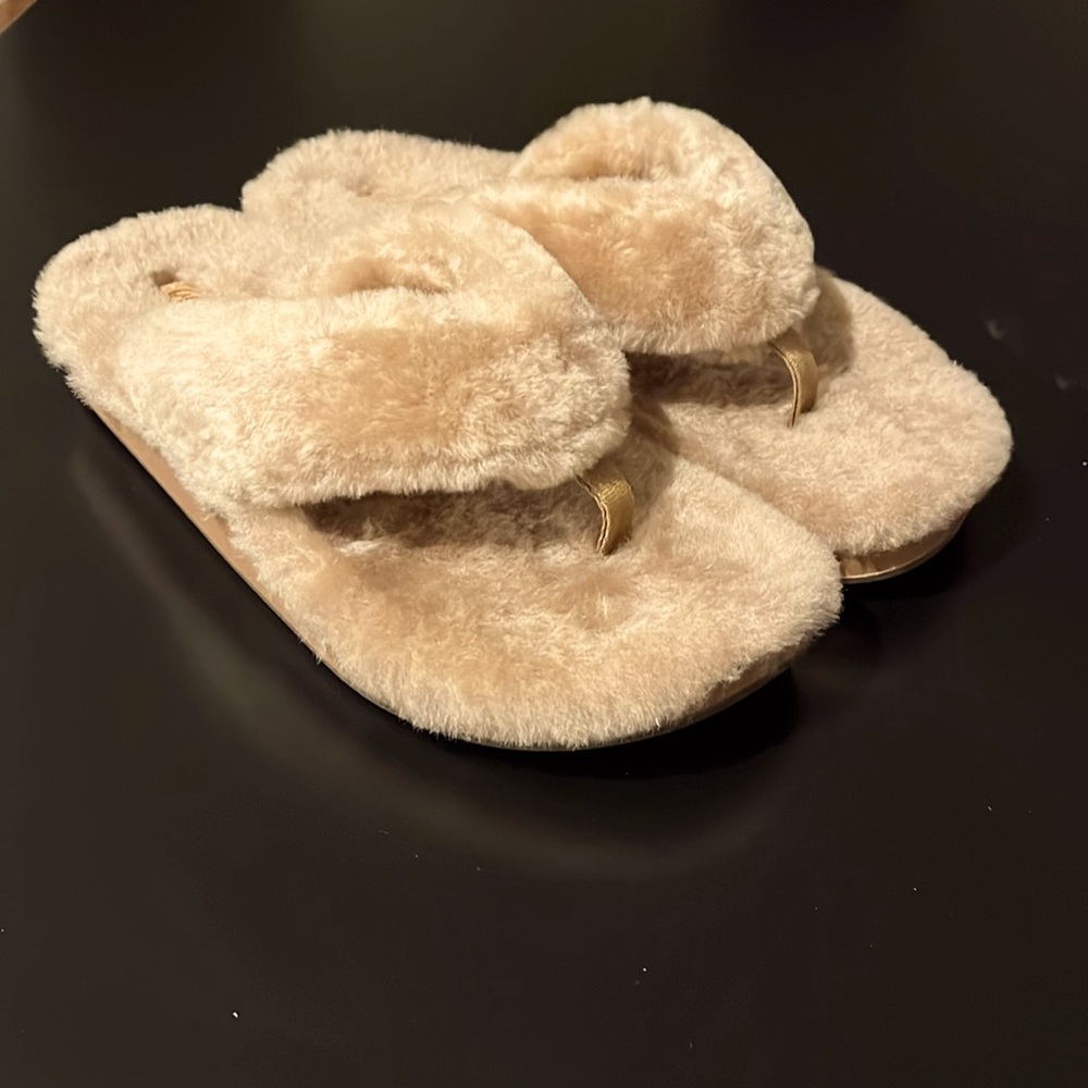 Furry Flip Flops